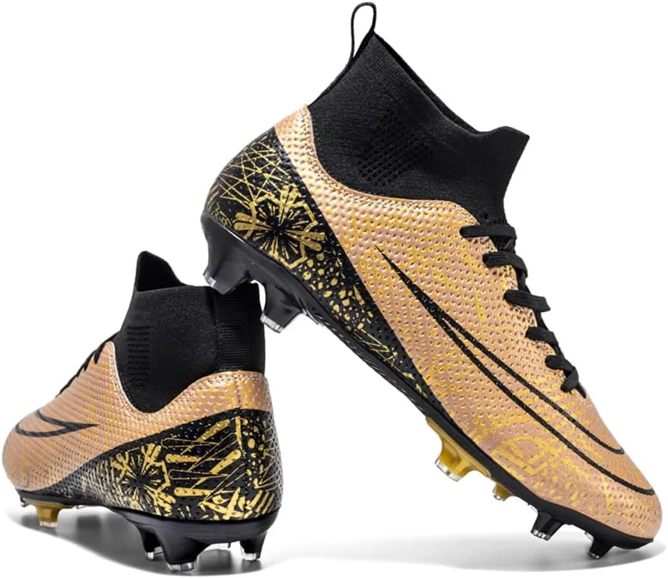 Men's Lightweight Soccer Cleats for Football Training: Non-Slip Professional Futsal Shoes - Futsal Shoes for Youth