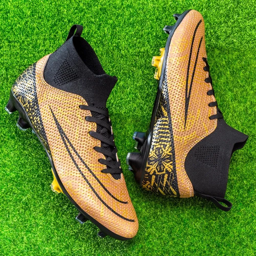 Men's Lightweight Soccer Cleats for Football Training: Non-Slip Professional Futsal Shoes - Futsal Shoes for Youth