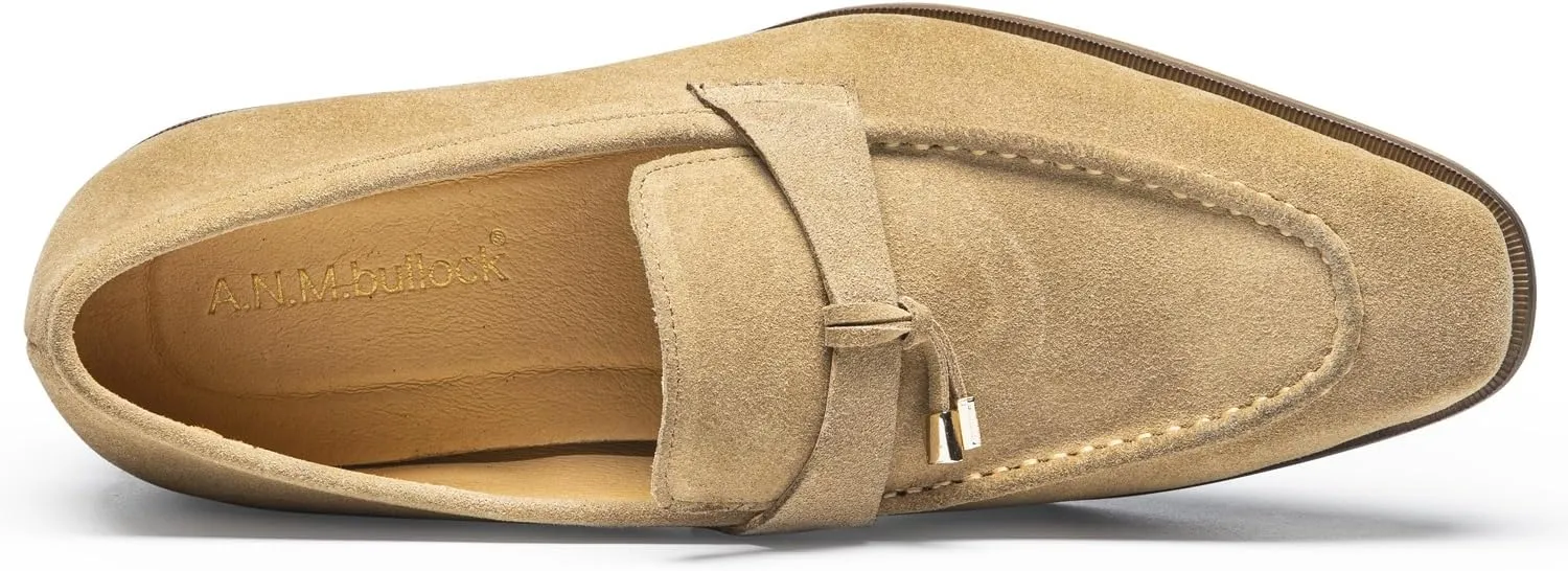 Men's Loafers & Slip-Ons - Full-Grain Leather Penny Loafers Dress Shoes with Casua,Driving