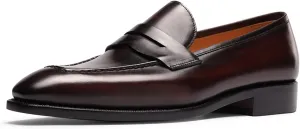 Men's Loafers & Slip-ons Leather Comfort Casual Square Toe Penny Loafers for Men