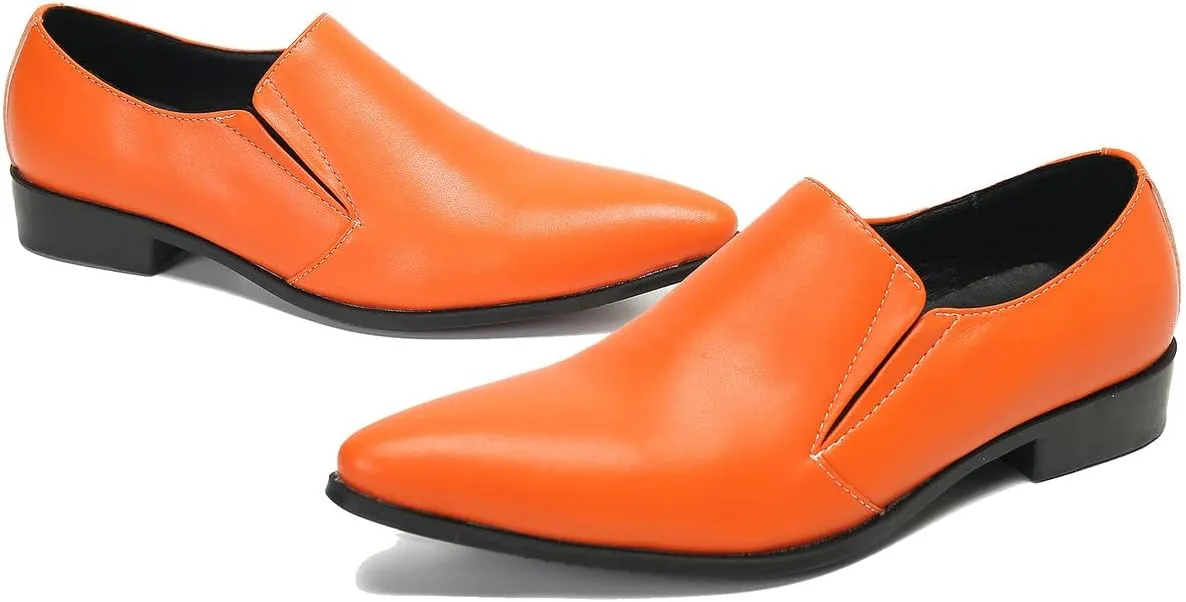 Men's Loafers Casual Penny Slip On Loafers for Men Fashion Prom Wedding Ballroom Tuxedo Party Smoking Summer Walking Shoes for Boy