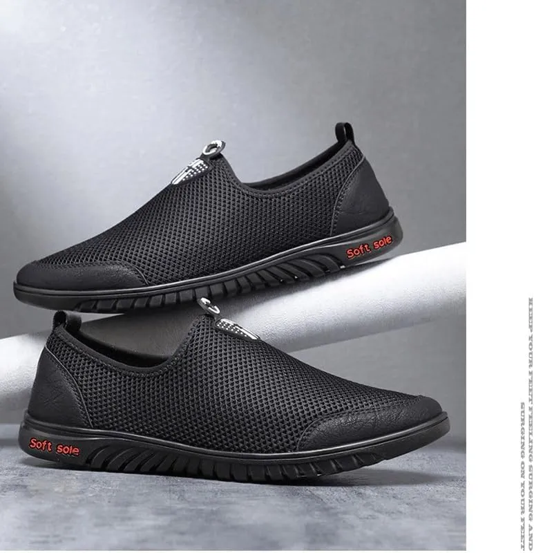 Men's Loafers Mens Commuter Slip-Resistant Lightweight Breathable Easy to Walk for Driving Daily Work Office