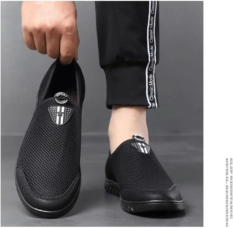 Men's Loafers Mens Commuter Slip-Resistant Lightweight Breathable Easy to Walk for Driving Daily Work Office