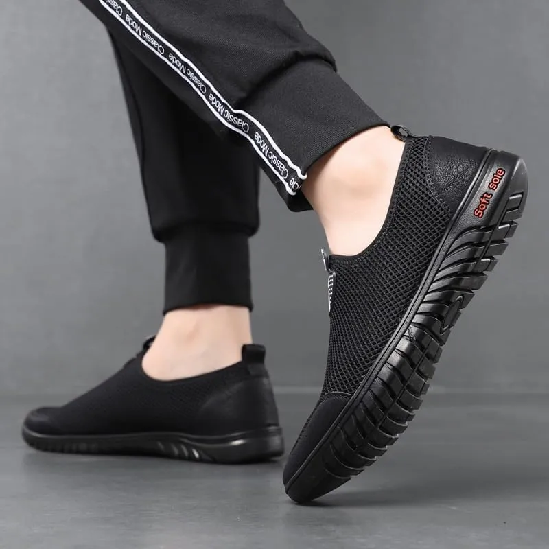 Men's Loafers Mens Commuter Slip-Resistant Lightweight Breathable Easy to Walk for Driving Daily Work Office