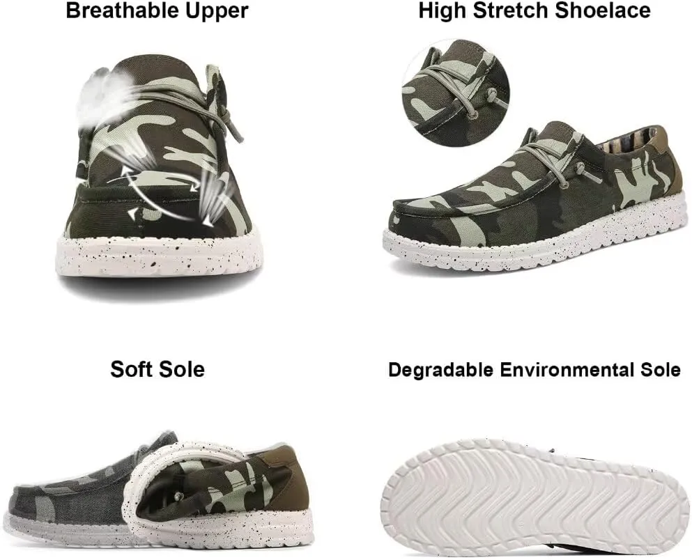 Mens Machine-Washable Casual Loafers, Men Slip On Comfortable and Breathable Boat Shoes for Work, Casual, Walk, Traveling, Beach, Gifts for Men, Zapatos Mocasines para Hombre
