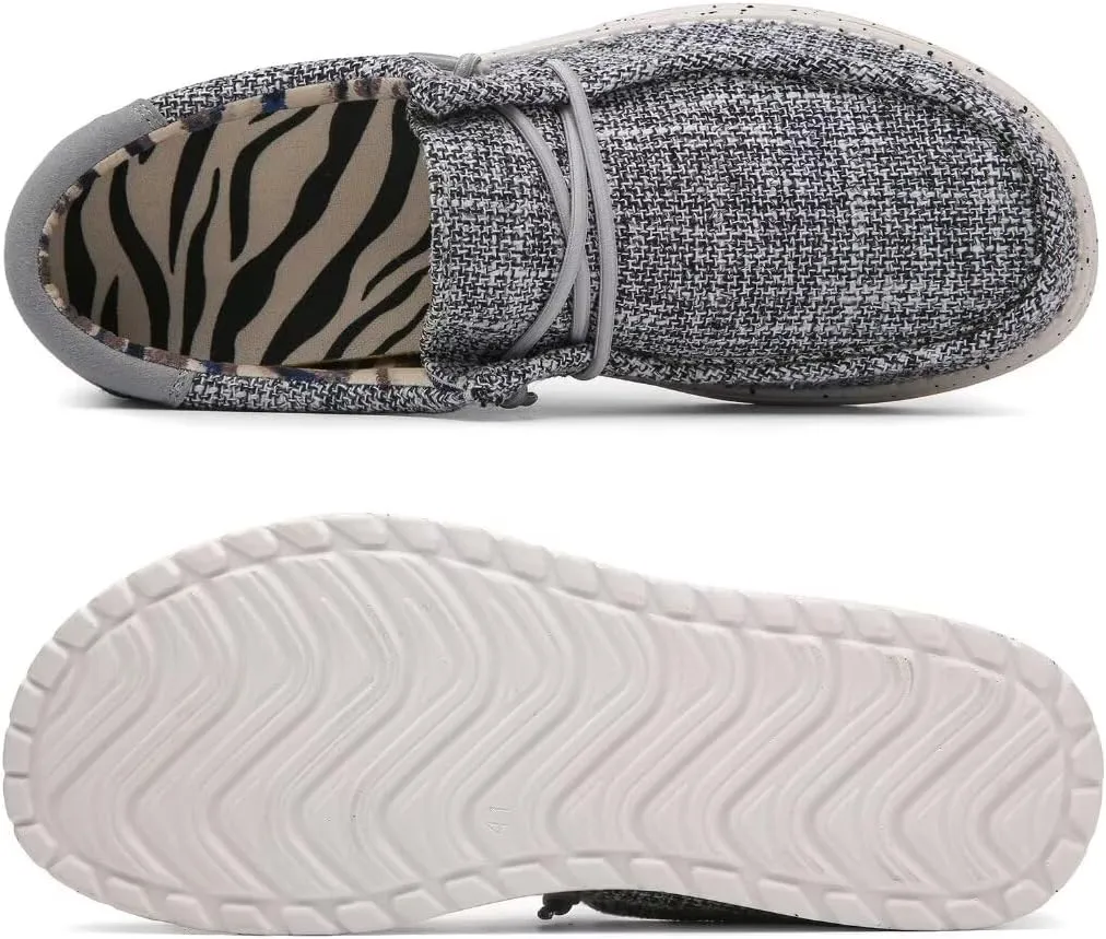 Mens Machine-Washable Casual Loafers, Men Slip On Comfortable and Breathable Boat Shoes for Work, Casual, Walk, Traveling, Beach, Gifts for Men, Zapatos Mocasines para Hombre