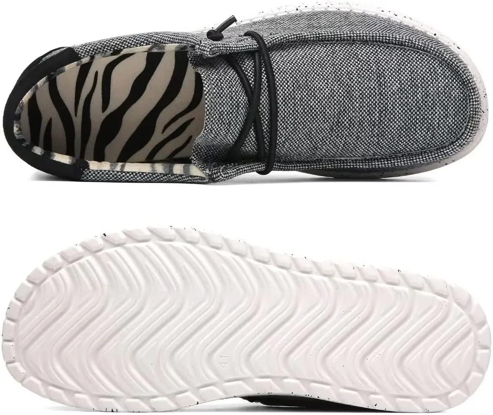 Mens Machine-Washable Casual Loafers, Men Slip On Comfortable and Breathable Boat Shoes for Work, Casual, Walk, Traveling, Beach, Gifts for Men, Zapatos Mocasines para Hombre