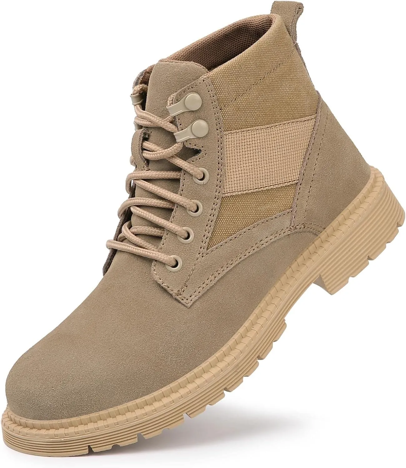 Mens Military Tactical Boots Man Lace Up Hiking Work Army Outdoor Men Combat Shoes Workout Footwear