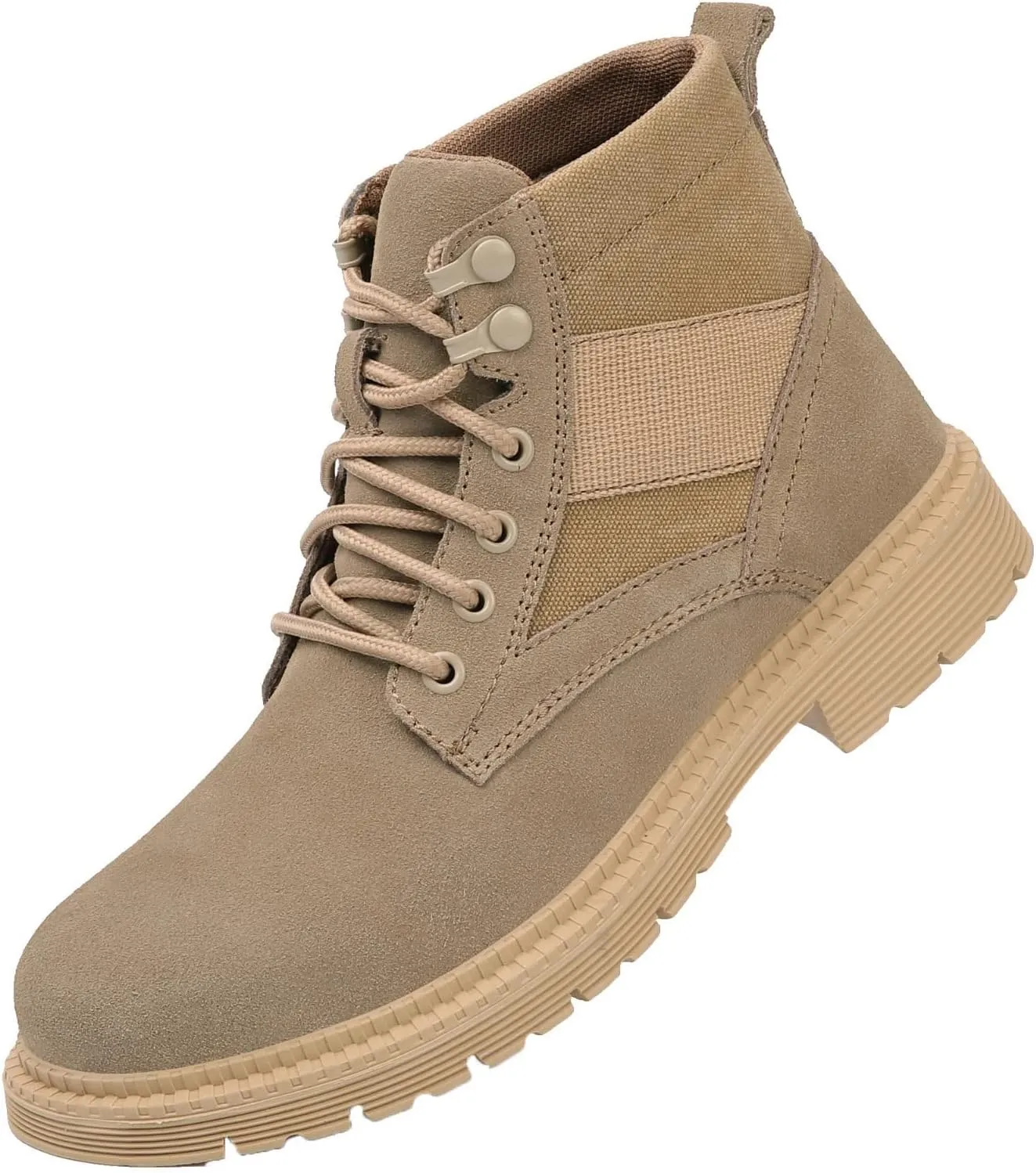 Mens Military Tactical Boots Man Lace Up Hiking Work Army Outdoor Men Combat Shoes Workout Footwear