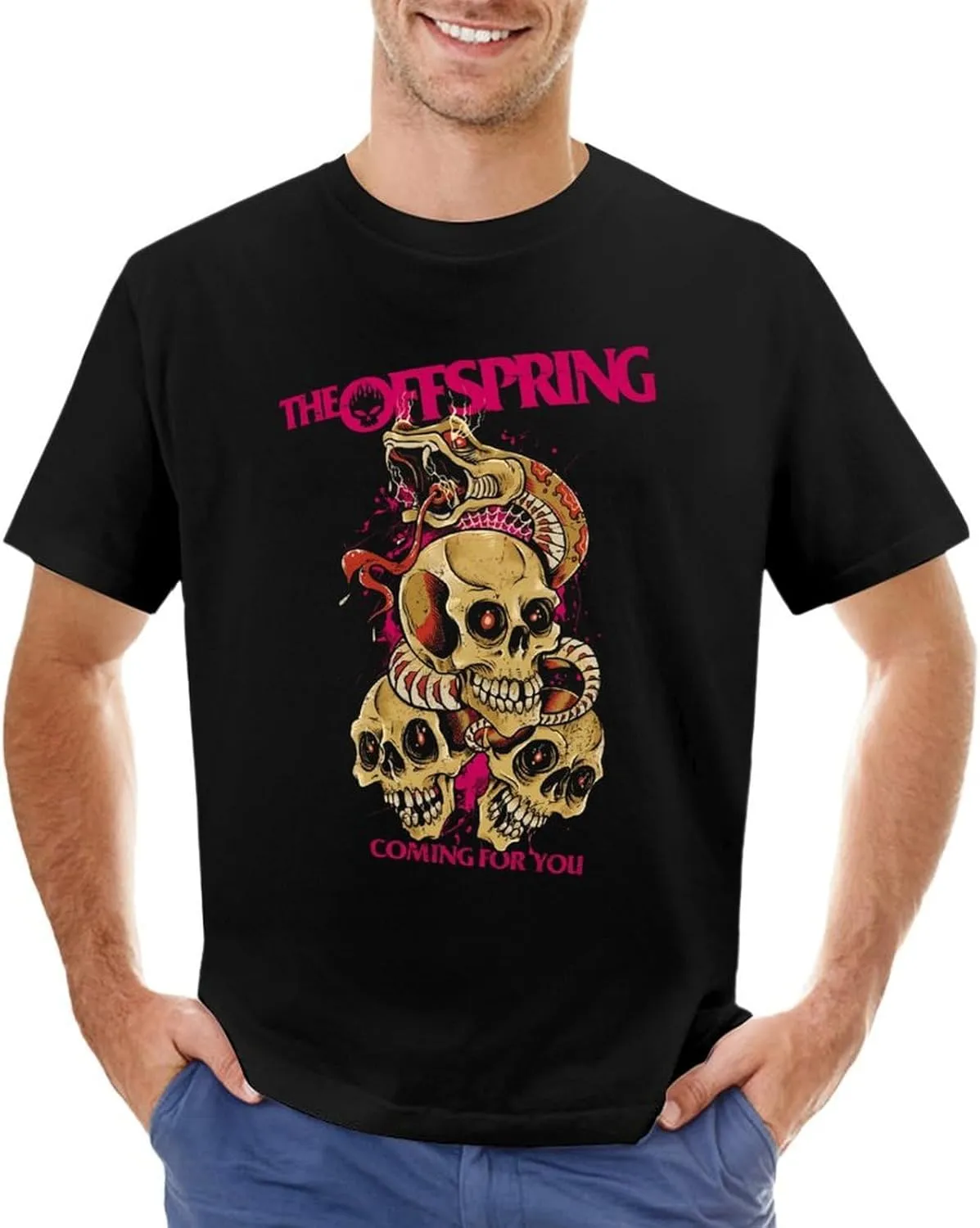 Mens Music Fans T-Shirt Personalized Short Sleeve Stretch-Cotton Shirts Unisex