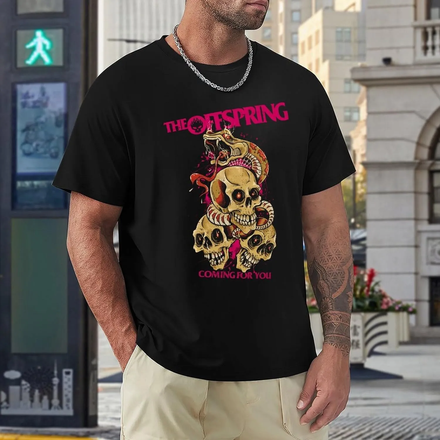Mens Music Fans T-Shirt Personalized Short Sleeve Stretch-Cotton Shirts Unisex