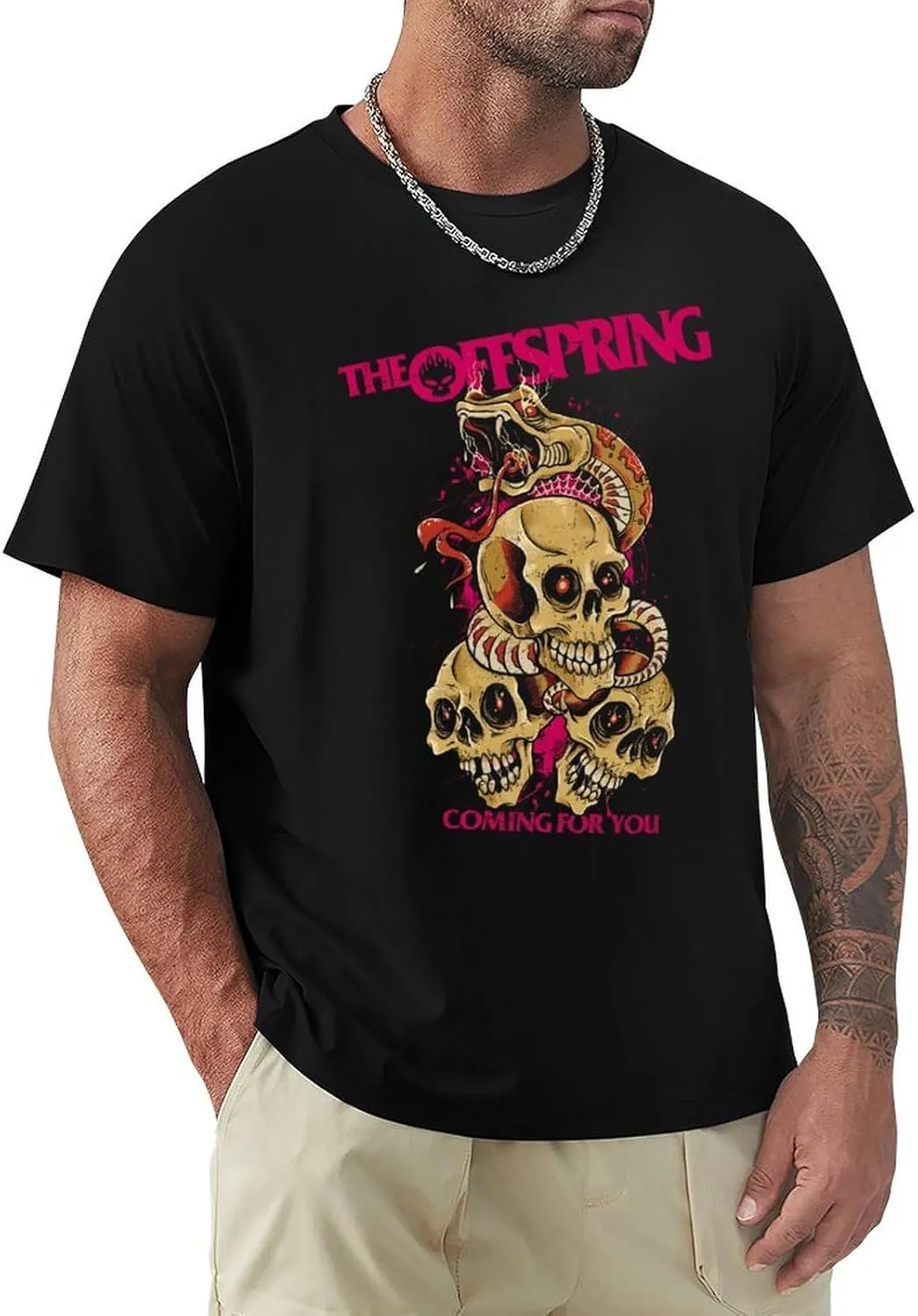 Mens Music Fans T-Shirt Personalized Short Sleeve Stretch-Cotton Shirts Unisex