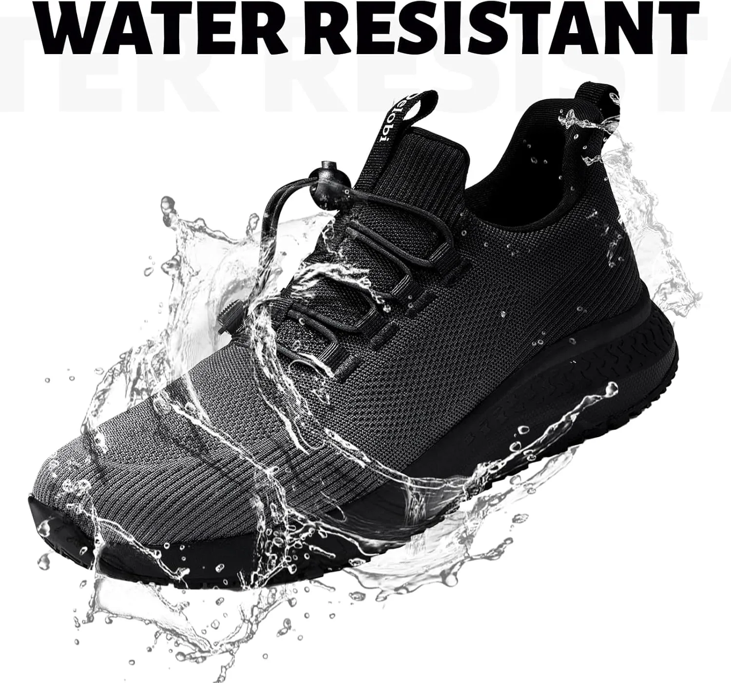 Mens Non Slip Work Shoes Slip On Water Resistant Chef Shoe for Restaurant Kitchen Food Service Working Waterproof Walking Sneakers Breathable and Lightweight