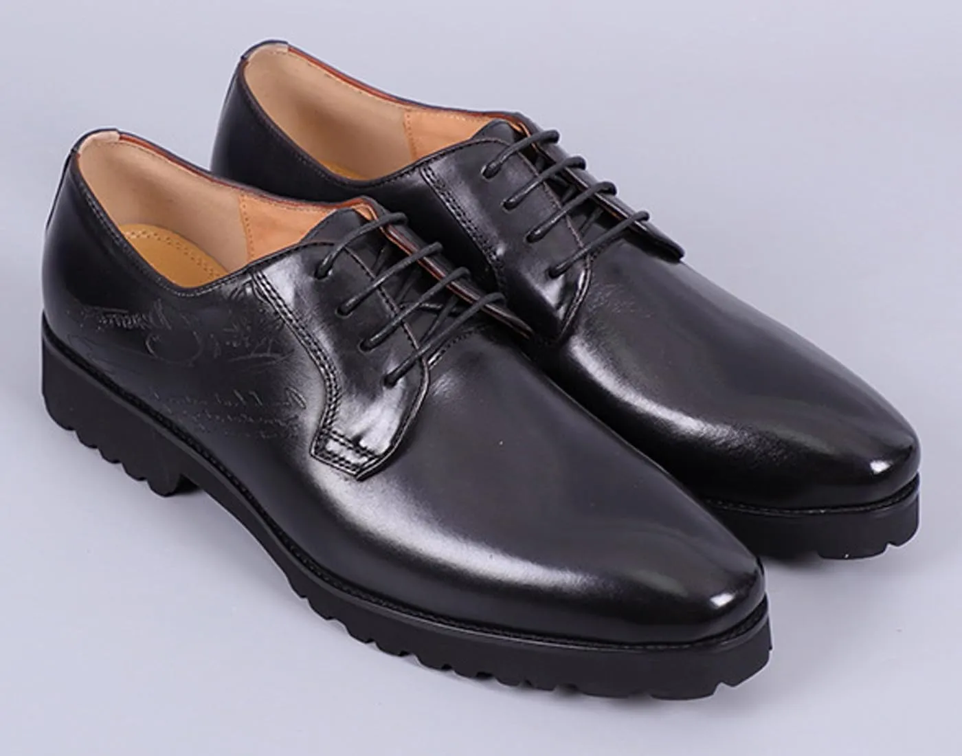 Men’s Oxford Formal Dress Shoes – Genuine Premium Leather, Handmade Wingtips Brogues, Derby-Style Comfortable Suit Shoes for Weddings, Business & Special Occasions