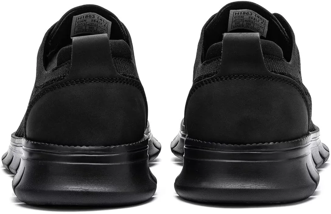 Men's Oxfords Business Shoes Fashion Mesh Casual Dress Walking Sneakers Comfortable Lightweight Soft Sole