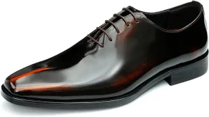 Mens Oxfords Formal Dress Shoes Fashion Prom Wedding Derby Business Tuxedo Patent Leather Whole Cut Oxfords Shoes for Men