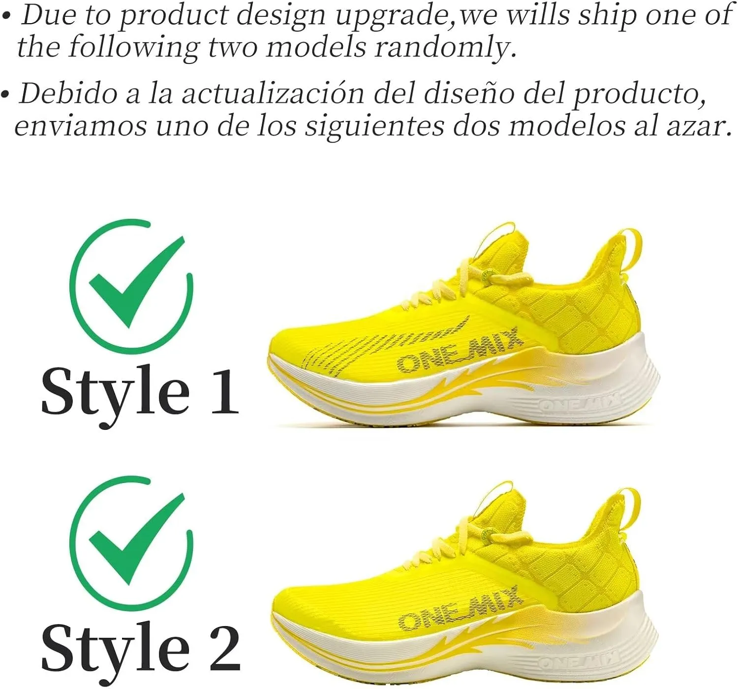 Men's Road Running Shoes Marathon Running Shoes Carbon Fiber Plate Running Shoes Wide with Arch Support Lightweight Breathable Sneakers ONEMIX Light Armor 21601