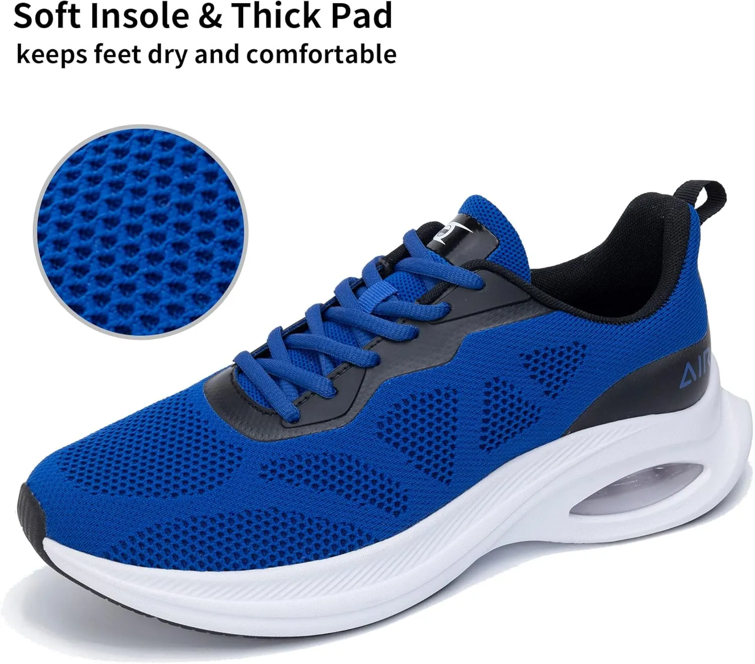 Mens Running Shoes Athletic Tennis Sneakers Non Slip Breathable Summer Gym Air Trail Walking Shoes for Men Size US 7-13
