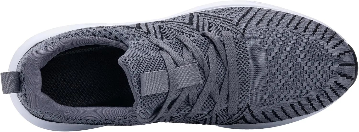 Mens Running Shoes Comfortable Walking Tennis Sneakers Lighweight Athletic Shoes for Sport Gym Jogging US 7-12