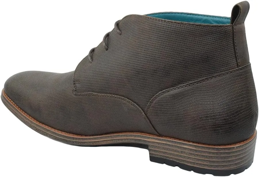 Men's Shoes Dress Semi Formal Lace Up Casual Half Boots Oxfords High Top ARIDER ANDREW-01