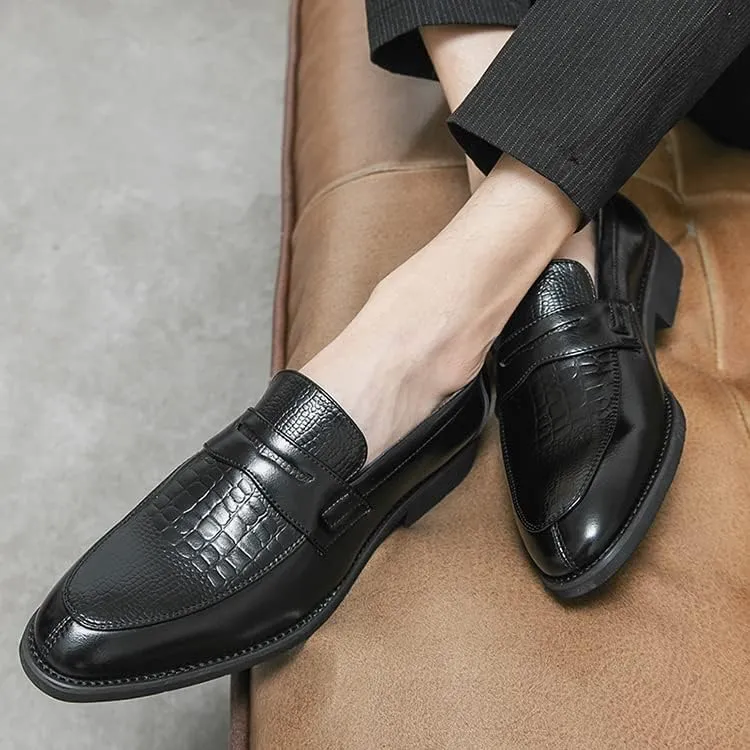 Mens Slip-on Dress Penny Loafer Casual Loafers Shoes for Male Classic Business Work Office Formal Dress Shoes