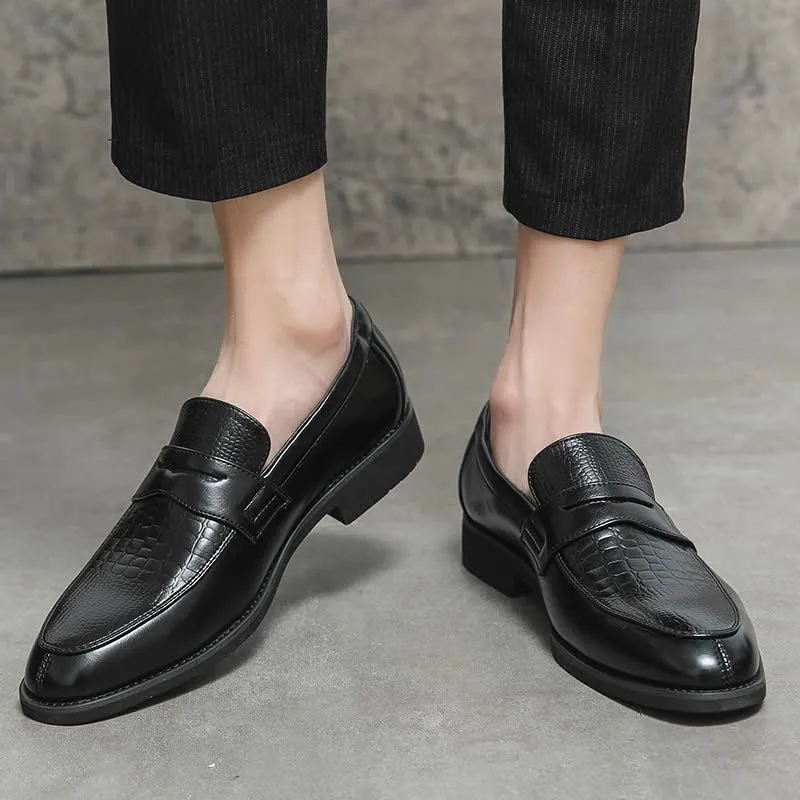 Mens Slip-on Dress Penny Loafer Casual Loafers Shoes for Male Classic Business Work Office Formal Dress Shoes