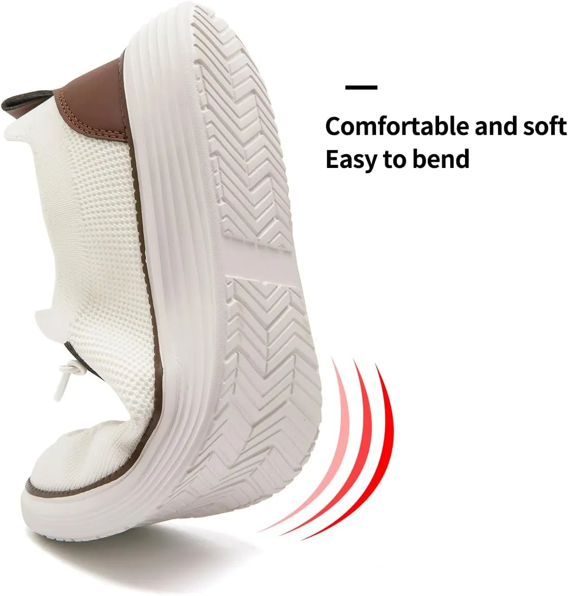 Mens Slip on Loafers Boat Shoes Non Slip Walking Shoes Running Shoes Fashion Sneakers for Men Comfort Lightweight Breathable Casual Office Shoes
