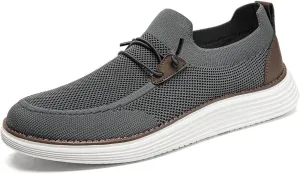 Mens Slip on Loafers Boat Shoes Non Slip Walking Shoes Running Shoes Fashion Sneakers for Men Comfort Lightweight Breathable Casual Office Shoes