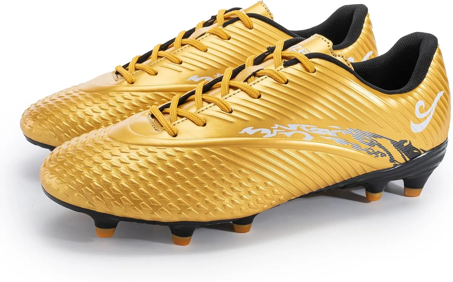 Men's Soccer Cleats Women's Football Shoes Lightweight Professional Adult Athletic Training Lace-Up Soccer Shoes