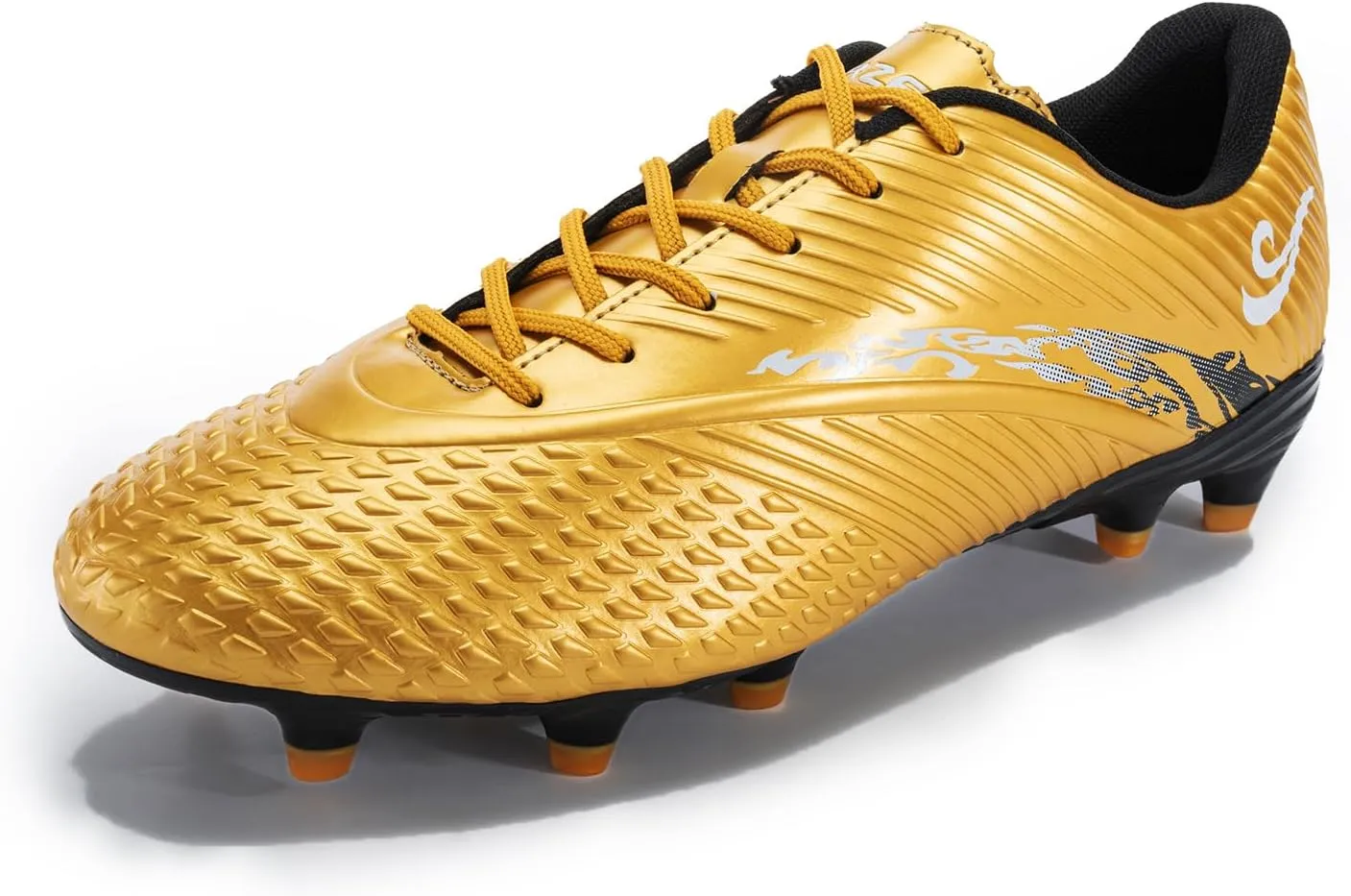 Men's Soccer Cleats Women's Football Shoes Lightweight Professional Adult Athletic Training Lace-Up Soccer Shoes