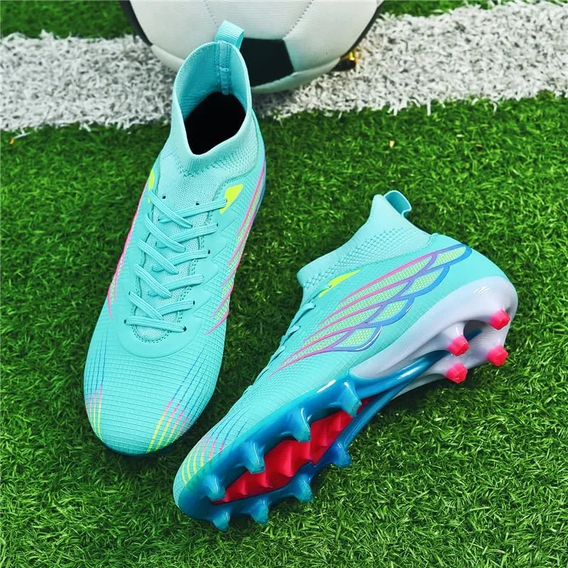 Men's Soccer Shoes Boys Students Grass Training Shoes Outdoor Football Shoes Unisex