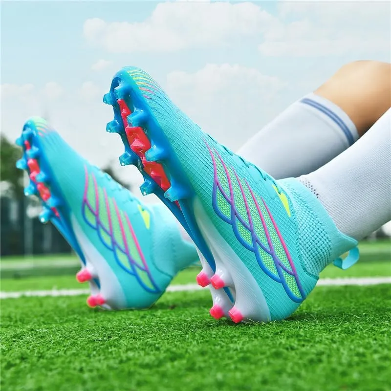 Men's Soccer Shoes Boys Students Grass Training Shoes Outdoor Football Shoes Unisex