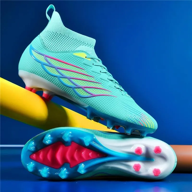 Men's Soccer Shoes Boys Students Grass Training Shoes Outdoor Football Shoes Unisex