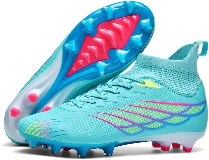Men's Soccer Shoes Boys Students Grass Training Shoes Outdoor Football Shoes Unisex
