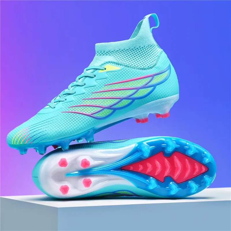 Men's Soccer Shoes Boys Students Grass Training Shoes Outdoor Football Shoes Unisex
