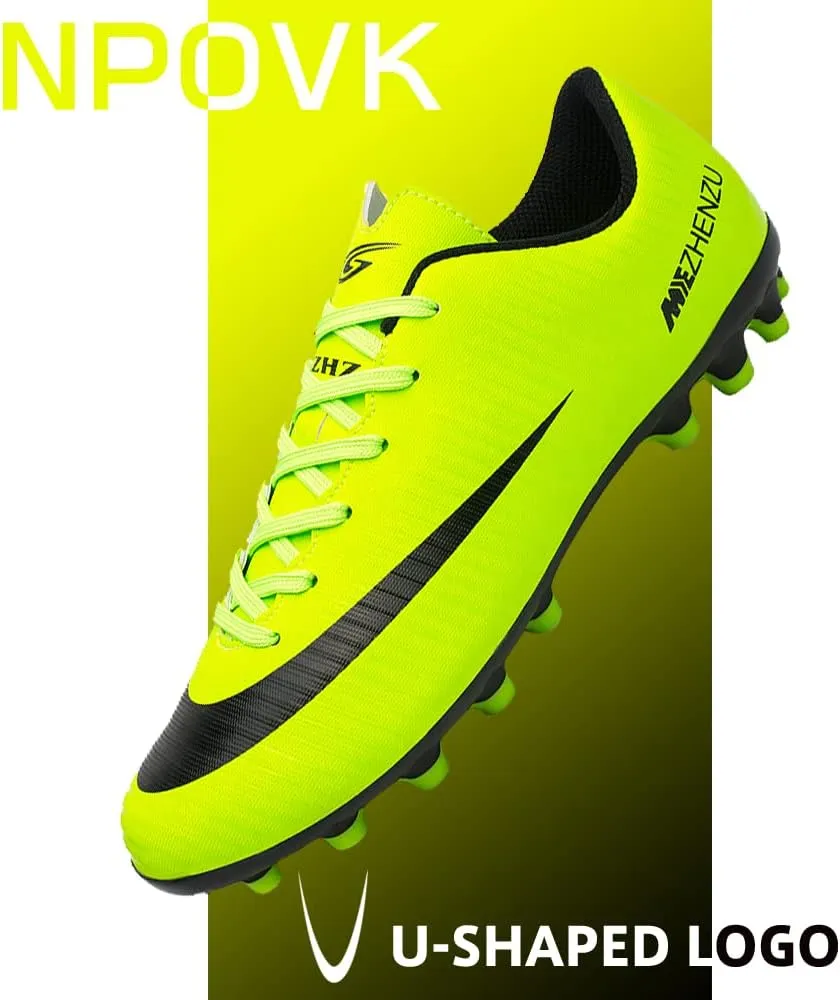 Men's Soccer Training Shoes Kids Youth Outdoor Field Turf Soccer Cleats