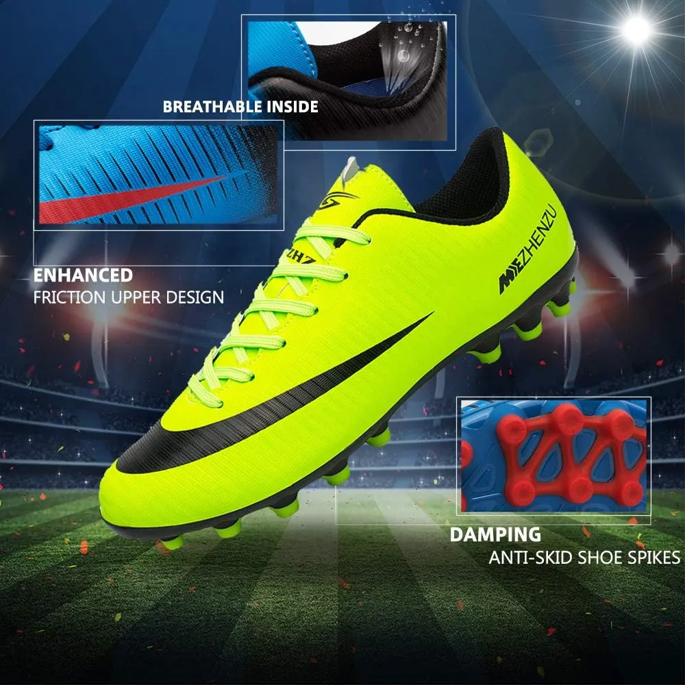 Men's Soccer Training Shoes Kids Youth Outdoor Field Turf Soccer Cleats