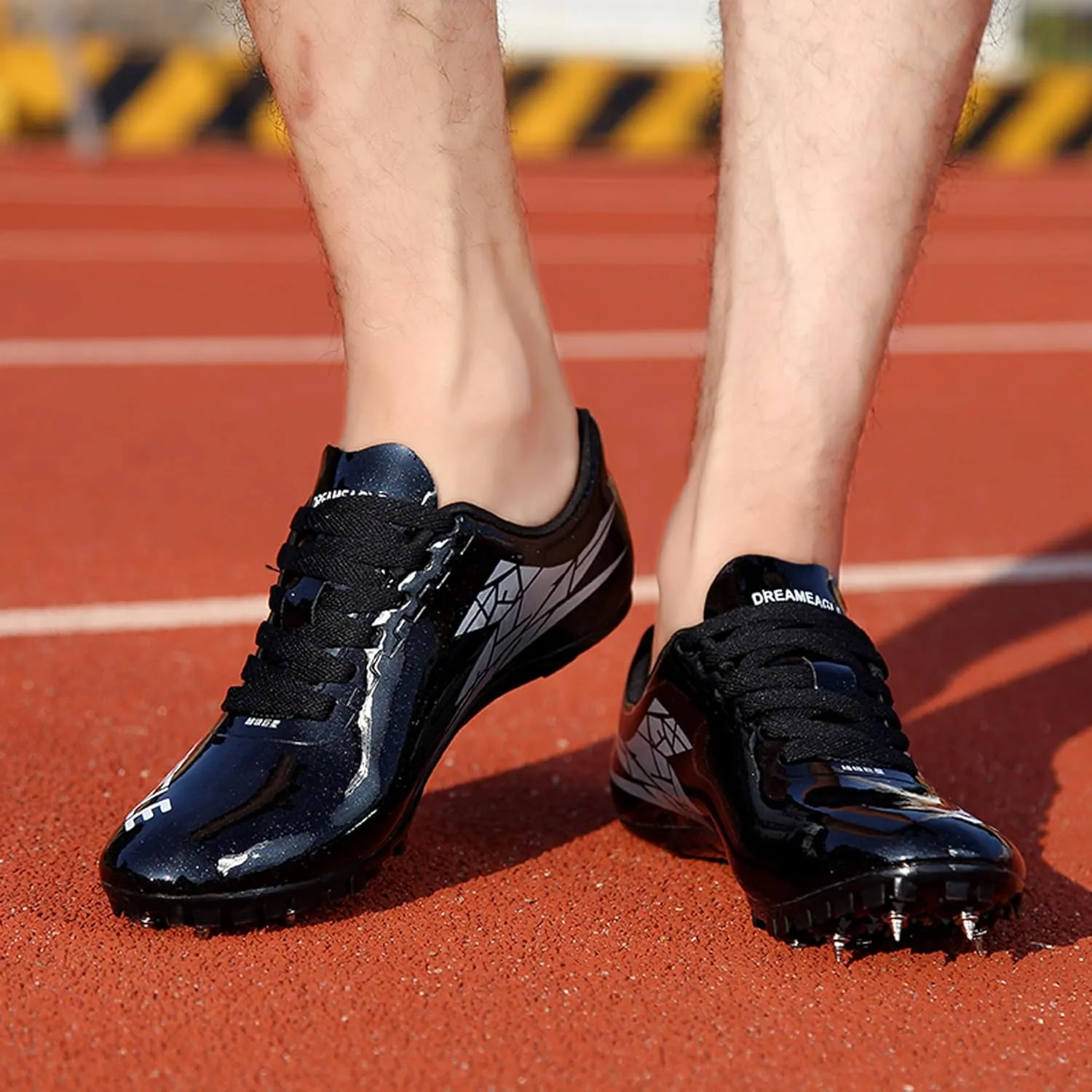 Mens Track and Field Shoes Teenagers Spikes Sneakers Boys Track Race Jumping Professional Running Nail Spikes Shoes Boys Girls