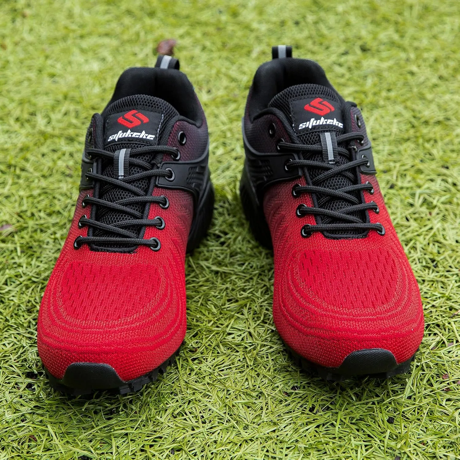 Men's Trail Running Shoes Lightweight Breathable Walking Sneakers Outdoor Athletic Running Tennis Cross Training Shoes