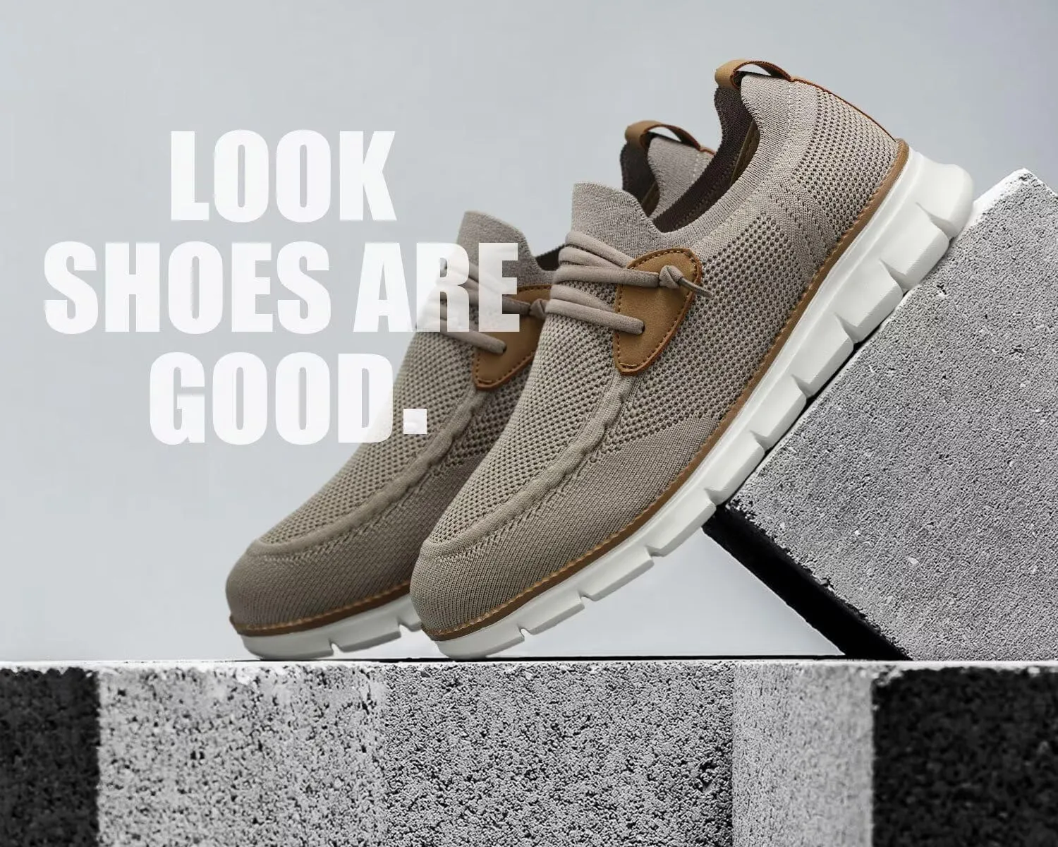 Men's Walking Boat Shoes Slip On Casual Loafers Non Slip Comfortable Lightweight Work Driving Shoes