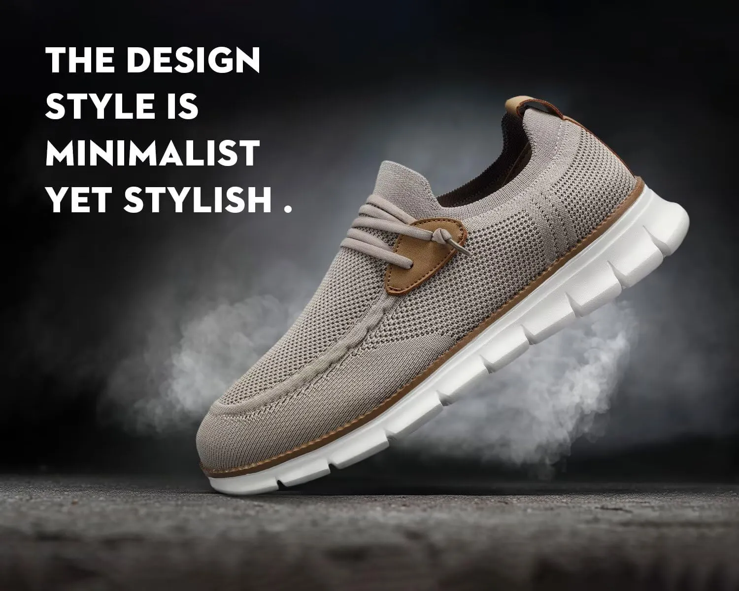 Men's Walking Boat Shoes Slip On Casual Loafers Non Slip Comfortable Lightweight Work Driving Shoes