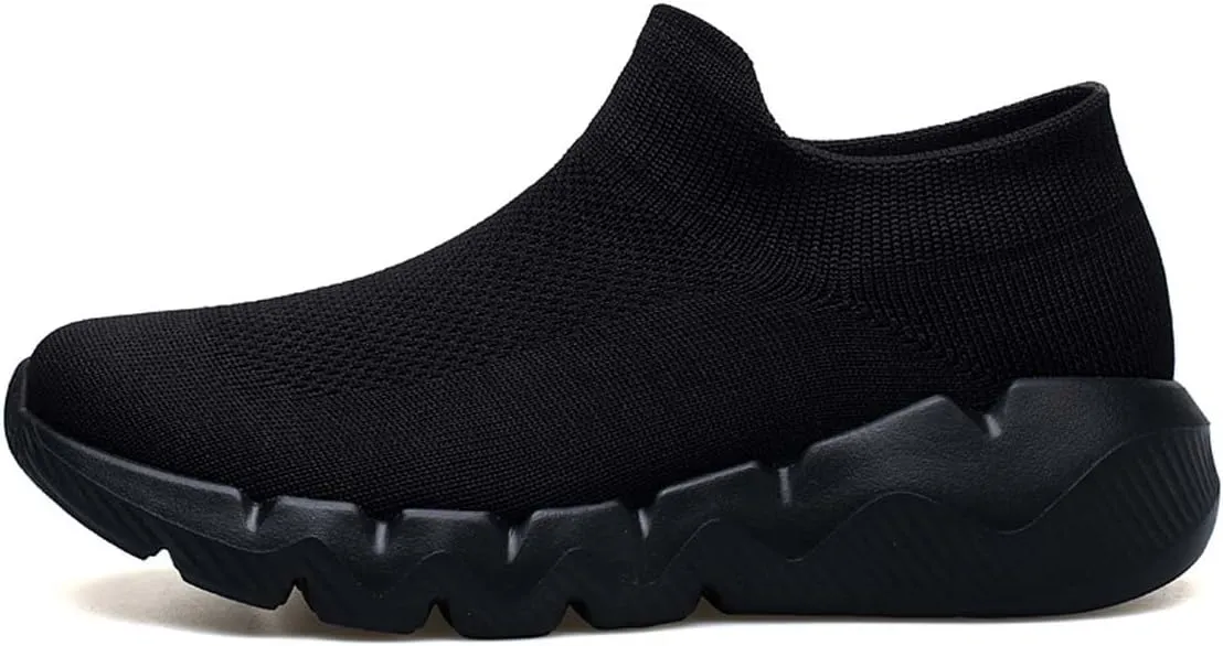 Men's Women's Knitted Mesh Fashion Breathable Ankle-High Road Running Shoes Soft Sneakers Shoes Trainers Shoes