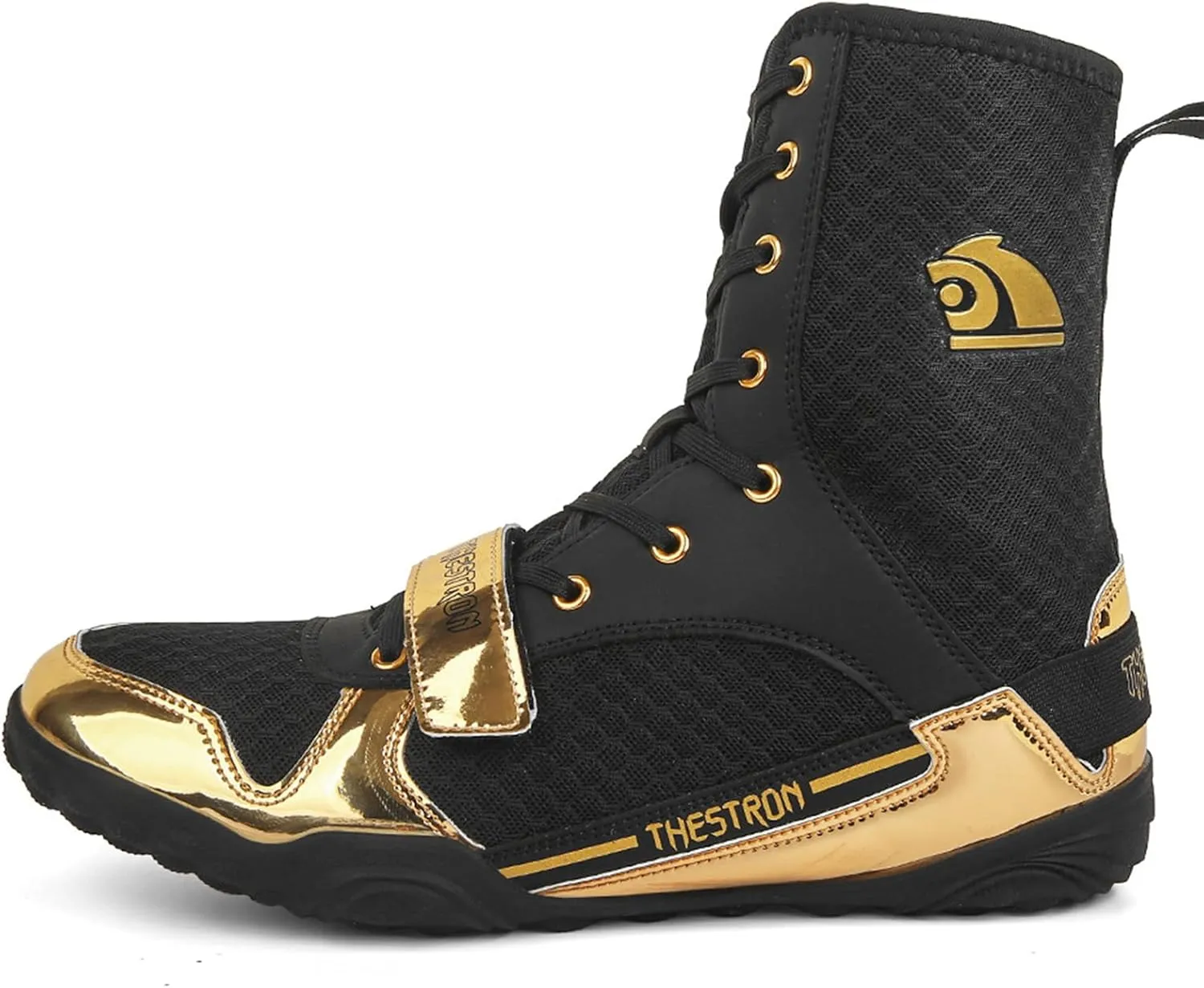 Men's Wrestling Shoes Breathable High Top Boxing Fitness Shoes for Gym Powerlifting Bodybuilding Boots