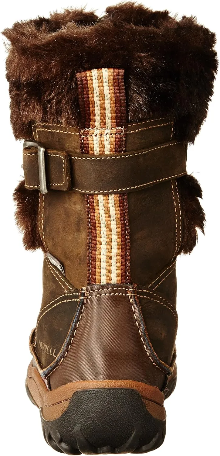 Merrell Women's Warm Lined Ankle Snow Boots Fur