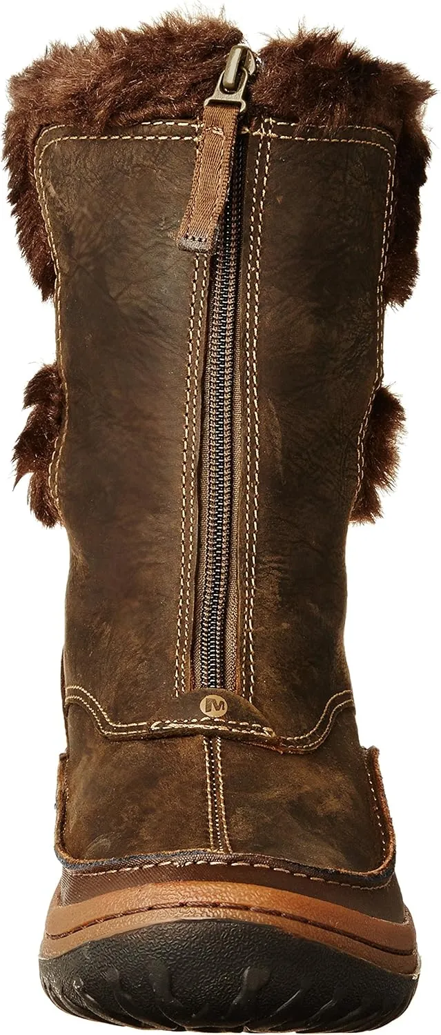 Merrell Women's Warm Lined Ankle Snow Boots Fur