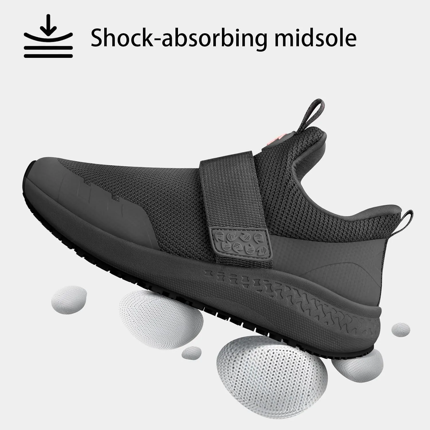 Mesh Non Slip Work Shoes for Men Food Service Slip On Chef Kitchen Shoes Waterproof Work Shoes Restaurant Slip Resistant Walking and Casual Breathable Working Footwear
