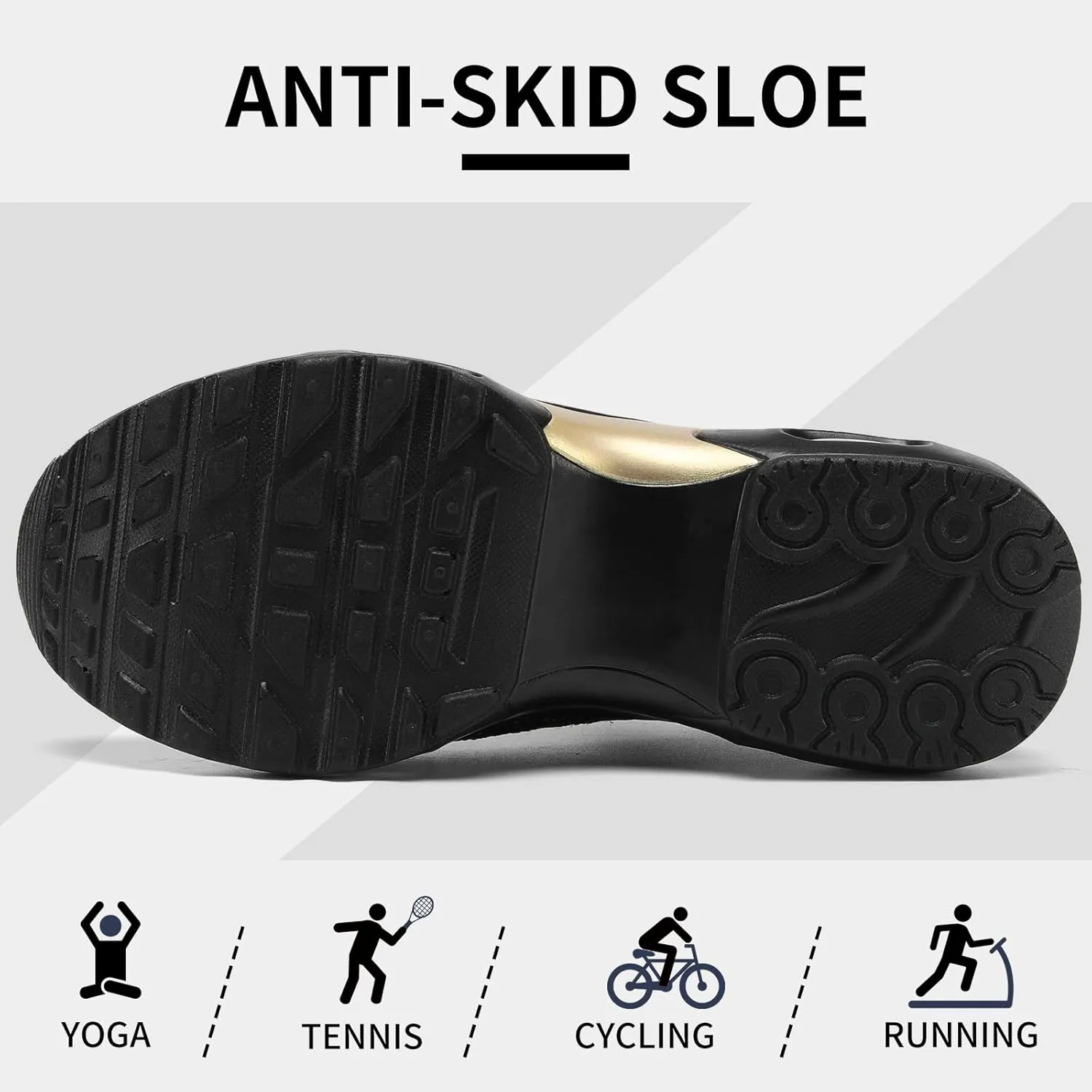 Mesh Sneakers for Women - Non Slip, Slip On, Sock Sneakers - Light Weight, Air Cushion Running, Work Shoes