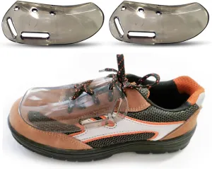 Metatarsal Guards for Work Boots, VIDAYA Unisex Safety Footwear Work Boot Toe Protector Attachment, Universal Size, Metatarsal Guard for Most Safety Shoes and Boots with Laces Transparent