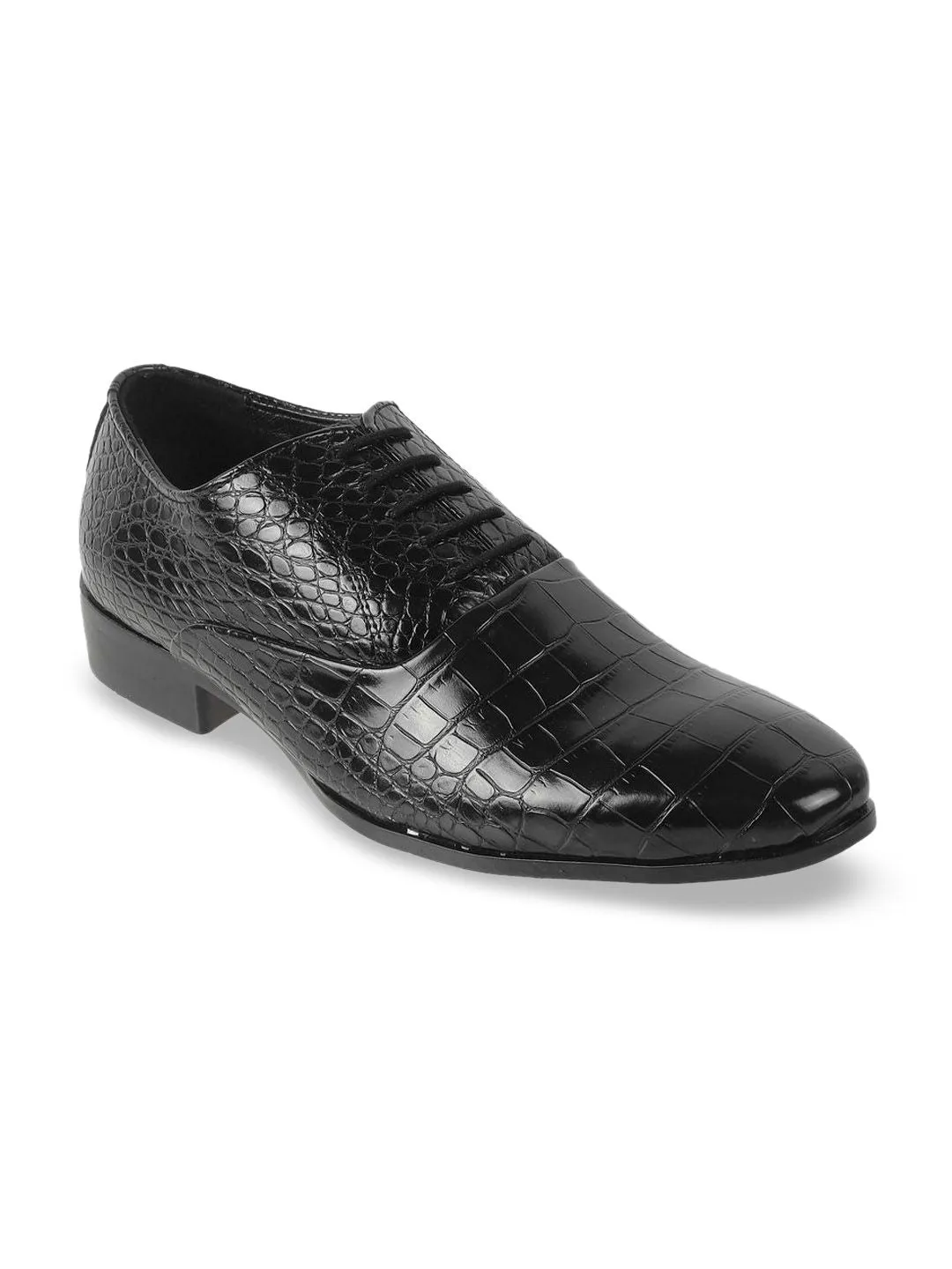Metro Men Textured Formal Oxfords