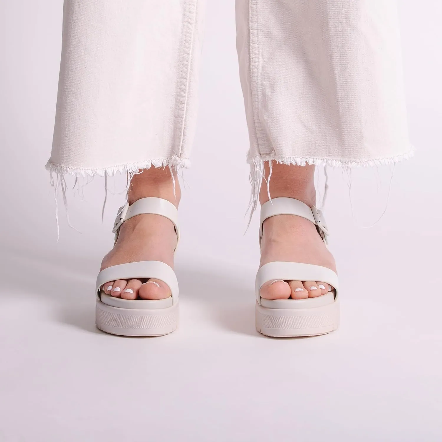 MIA Shoes Kayci Women's Ankle Strap Platform Sandals